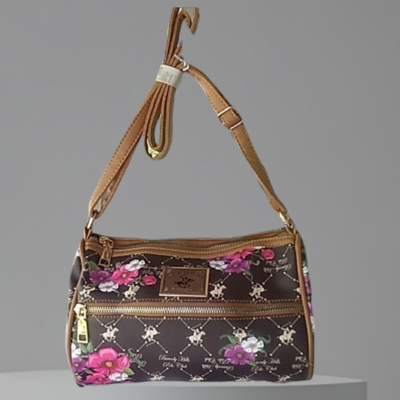 Handbags - NWOT Beverly Hills Shoulder bag Brown Floral